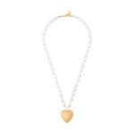 Sophie Monet Pearl Heart Necklace