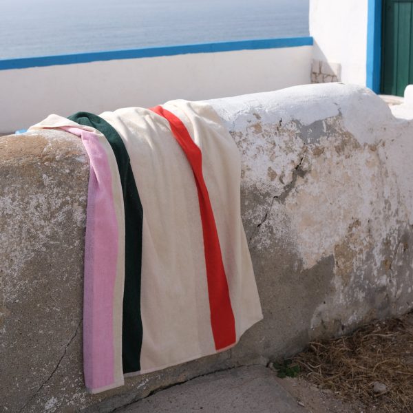 Martens Cotton Towels - Toffee/ Pink/ Red/ Dark Green