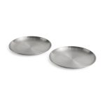 HAY Outdoor Market by Jasper Morrison Shop Steel Plates - Set of 2 - Small