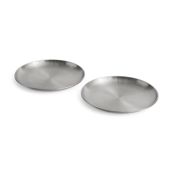 HAY Outdoor Market by Jasper Morrison Shop Steel Plates - Set of 2 - Small