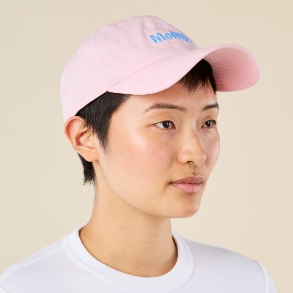 Colorful MoMA Adjustable Baseball Cap - Pink/ Light Blue