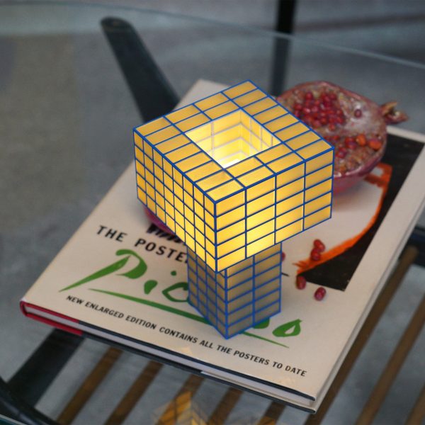 Tesser Portable Lamp - Yellow/ Blue