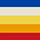 5-Drawer Pivot Cabinet - Blue/ Yellow/ Red