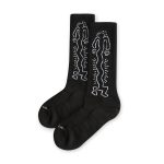 Keith Haring Mid-Calf Socks - Black