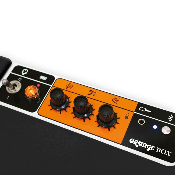 Orange Box Bluetooth Portable Speaker - Black