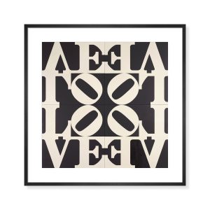 Robert Indiana Love Rises Framed Poster