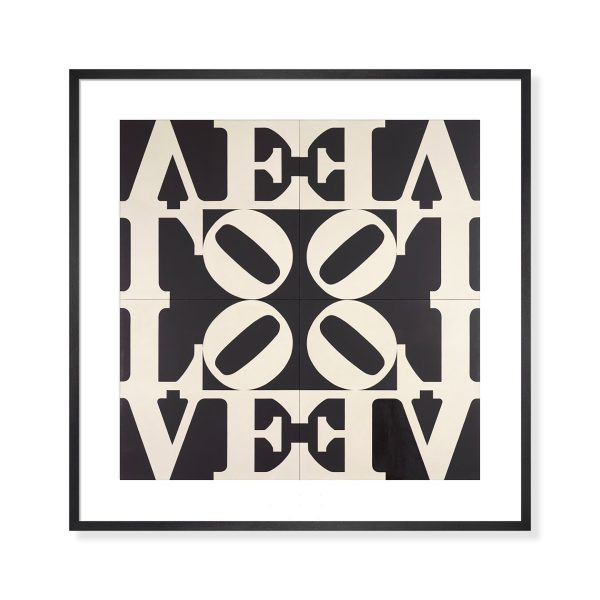 Robert Indiana Love Rises Framed Poster
