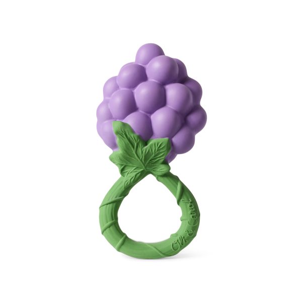 Fruit & Veggie Rattle Toy - Grapes