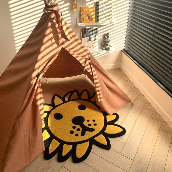 Miffy & Friends Wool Rug - Yellow