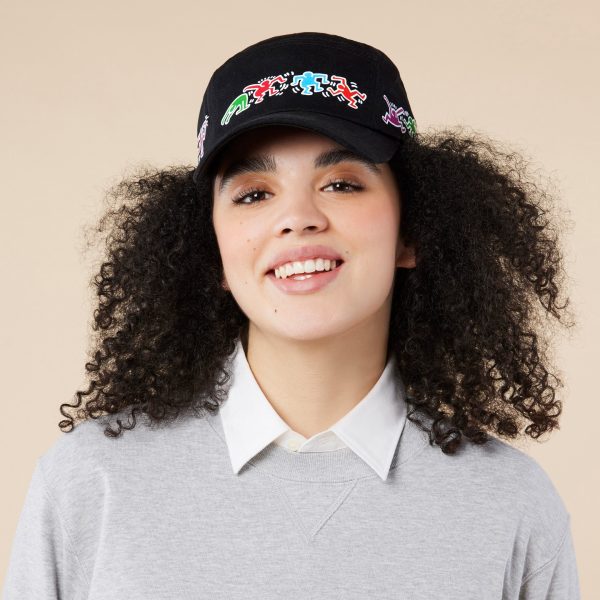 Keith Haring Pop Shop Dancing Figures Baseball Cap