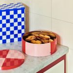 HAY Tin Container - Blue/ Off White