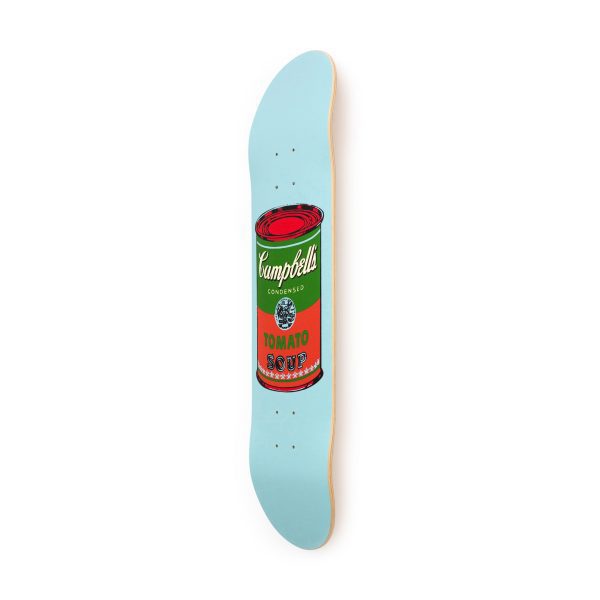 Andy Warhol: Skateboard Colored Campbell's Soup Cans - Red