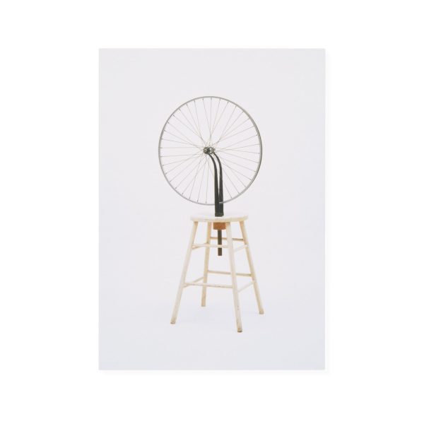 Marcel Duchamp Bicycle Wheel Mantlepiece Card