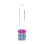 BAO BAO ISSEY MIYAKE Growth Crossbody Bag - Pink/ Light Blue