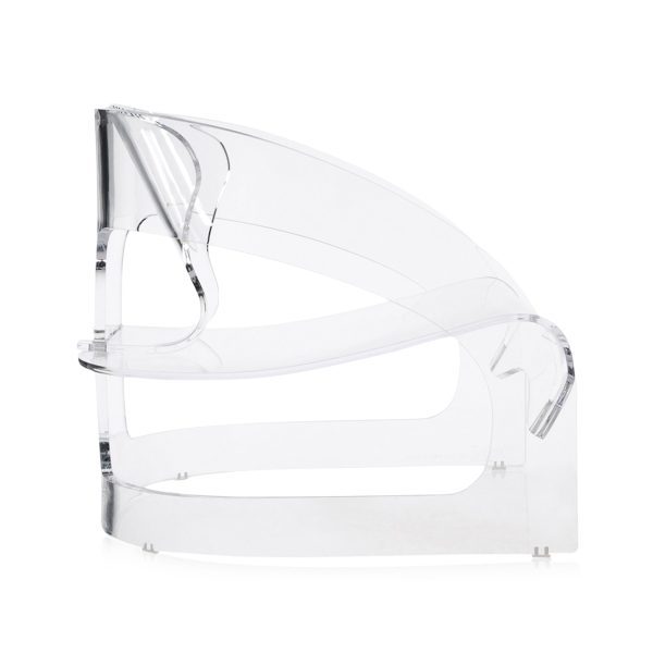 Joe Colombo 4801 Armchair by Kartell - Clear