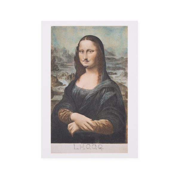 Marcel Duchamp L.H.O.O.Q. Mantlepiece Card