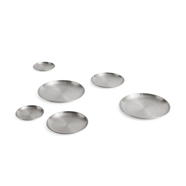 HAY Outdoor Market by Jasper Morrison Shop Steel Plates - Set of 2 - Small
