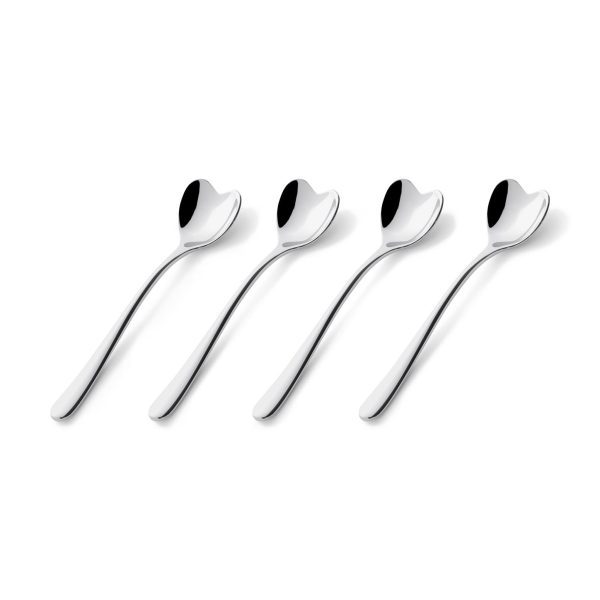 Alessi Big Love Ice Cream Spoons - Set of 4