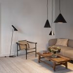 AJ Floor Light - Pale Petroleum