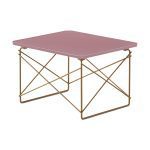 Herman Miller x HAY Eames Wire Base Low Table - Mint Green/ Powder Yellow