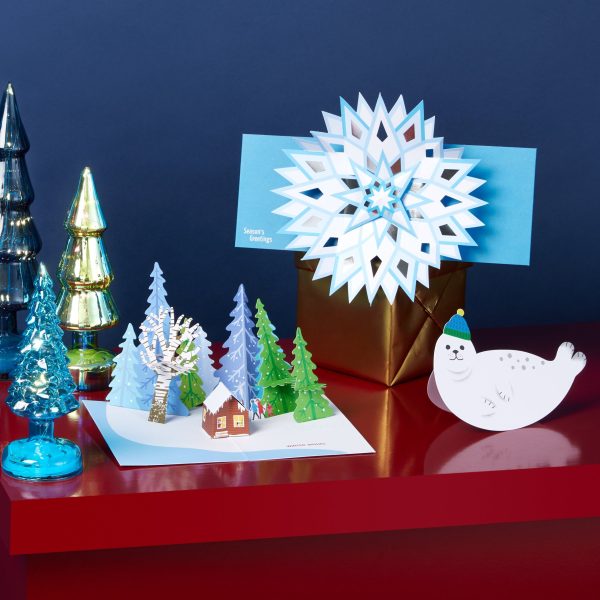 Shining Star Holiday Pop-Up Cards - Set of 8