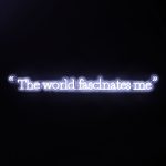 Andy Warhol The World Fascinates Me Quote Neon Sign