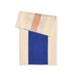 Martens Cotton Towels - Royal Blue/ Peach