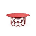 Alexander Girard Flower Coffee Table from Herman Miller - Red