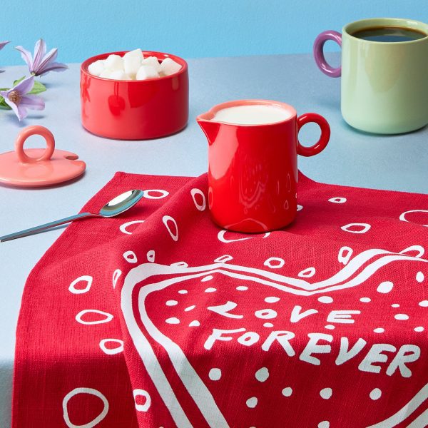 Yayoi Kusama Love Forever Linen Tea Towels - Set of 2