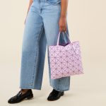 BAO BAO ISSEY MIYAKE Lucent Tote Bag - Magenta/ Light Magenta
