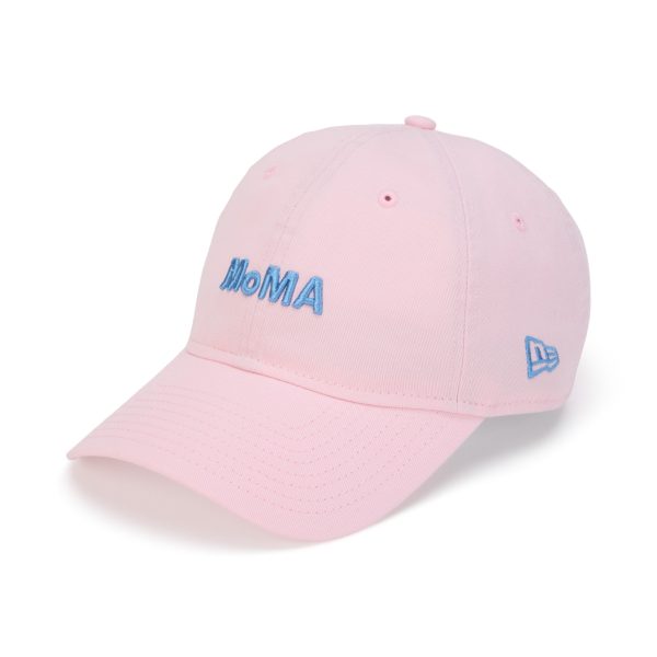 Colorful MoMA Adjustable Baseball Cap - Pink/ Light Blue