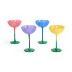 Flower Stemware - Set of 4