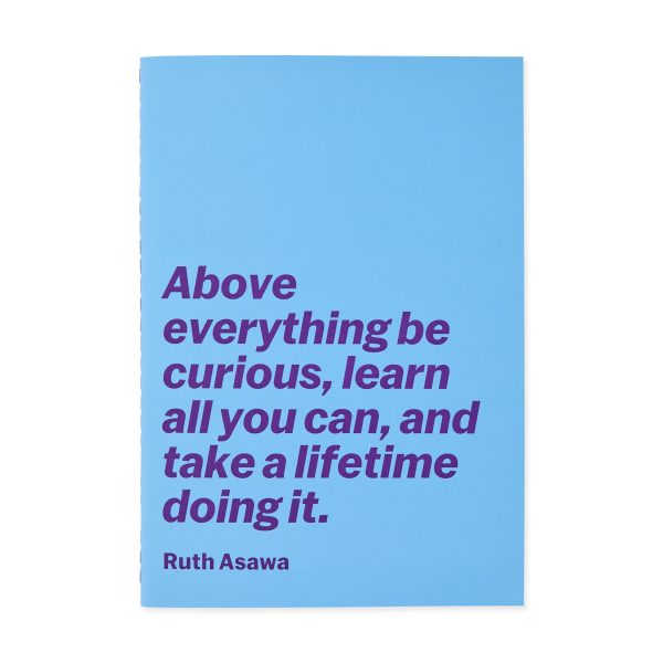 Ruth Asawa Quote Notebook