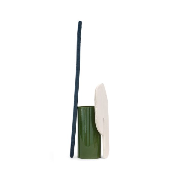 Vitra D??coupage Ceramic Vase - Blue
