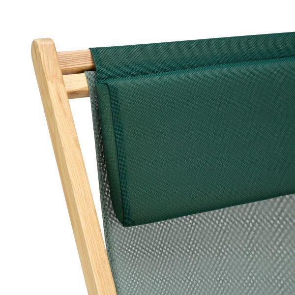 Relax Folding Deck Chair - Sage/ Green
