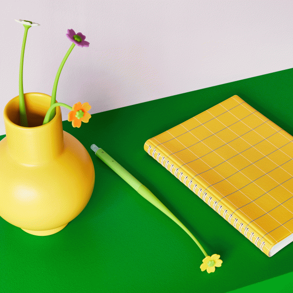 Single Flower Pen
