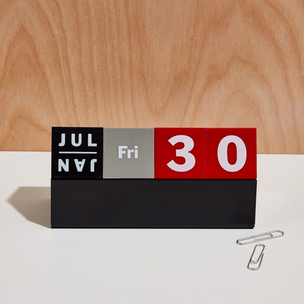 Perpetual Cubes Calendar - Yellow/ Pink/ Blue