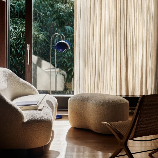 Flowerpot Floor Lamp VP12 - Cobalt Blue