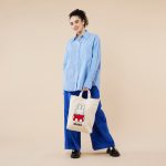 MoMA Miffy Baggu Recycled Cotton Zip Duck Bag