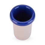 Plegado Glass Vase - Pale Pink/ Cobalt