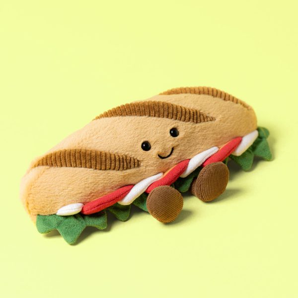 Jellycat Food Plush Toys - Caprese Baguette