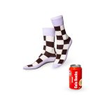 Food-Themed Crew Socks - Cola