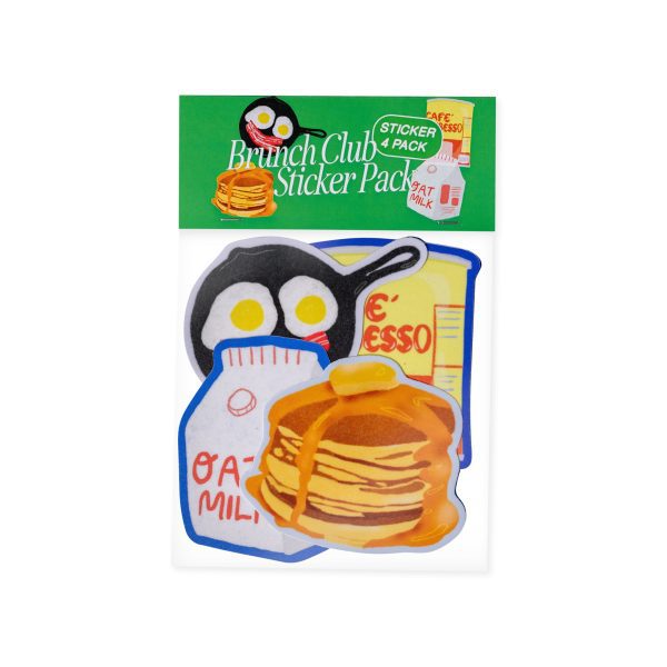 Food Sticker Pack - Set of 4 - Brunch
