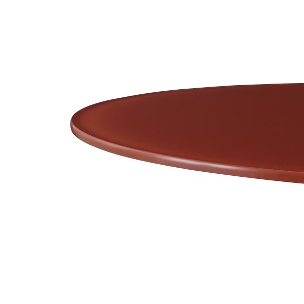 Herman Miller x HAY Eames Universal Base Round Table - Iron Red