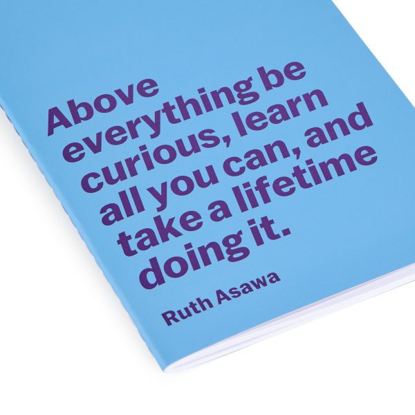 Ruth Asawa Quote Notebook