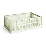 HAY Recycled Plastic Collapsible Color Crate - Mint