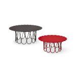 Alexander Girard Flower Coffee Table from Herman Miller - Red