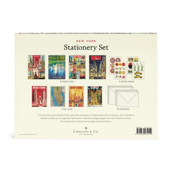 NYC Vintage Attractions Notecards - Set of 8