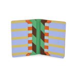 Dusen Dusen Recycled Leather Double Card Holder - Stripe