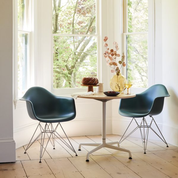 EamesĀ® Molded Recycled Plastic Armchair from Herman Miller - Black